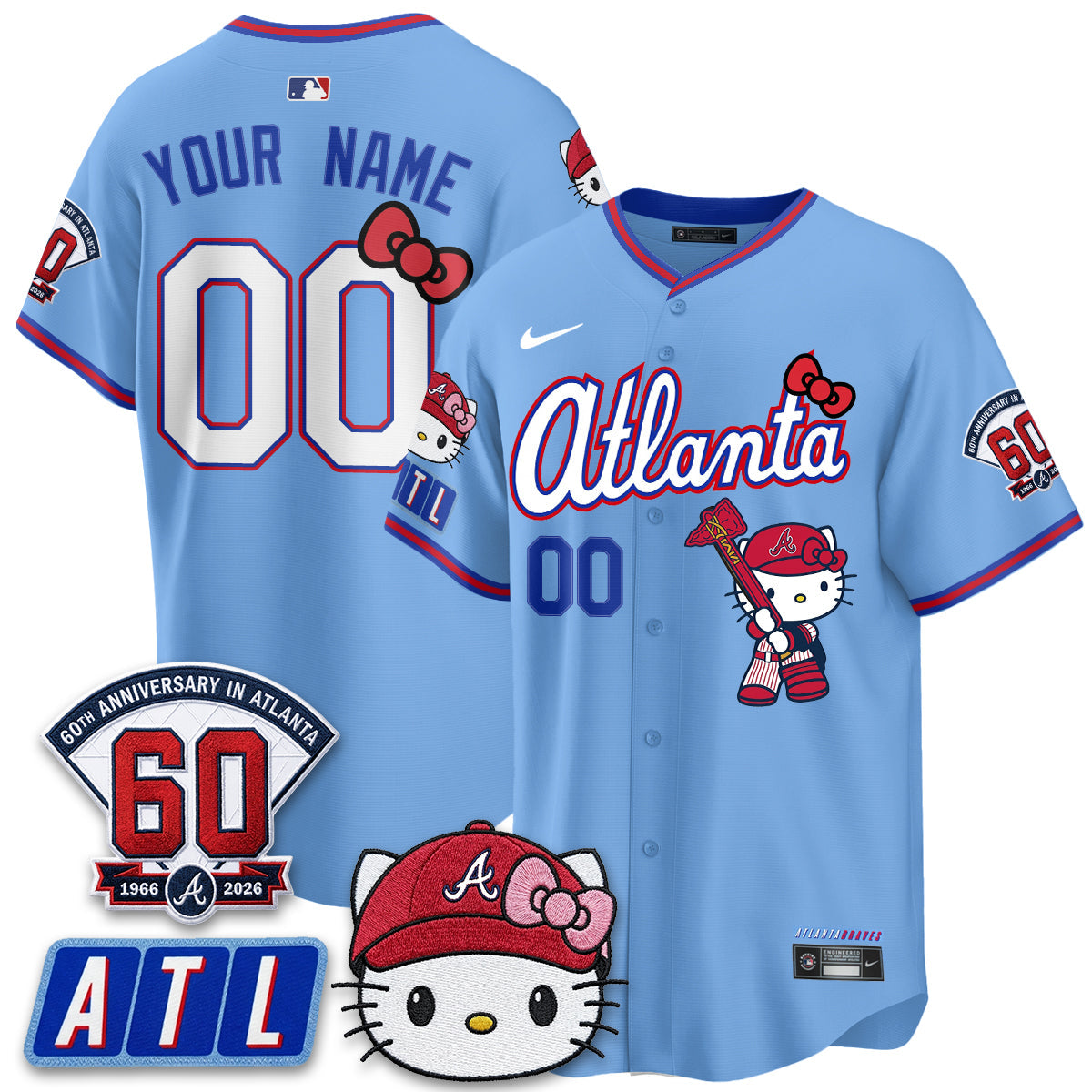 ATL x Meow KT 2026 Vapor Limited Custom Jersey - All Stitched-NHM