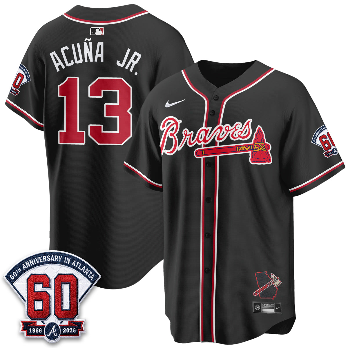 ATL 2026 Black Out Style Vapor Limited Jersey - Stitched-NQD