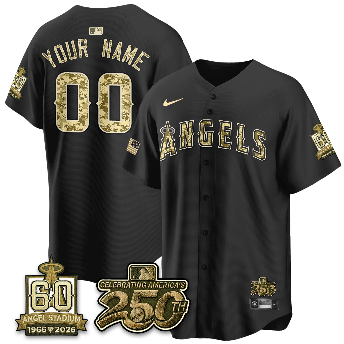 LAA Salute to Service 2026 Vapor Limited Custom Jersey - Stitched-NQD