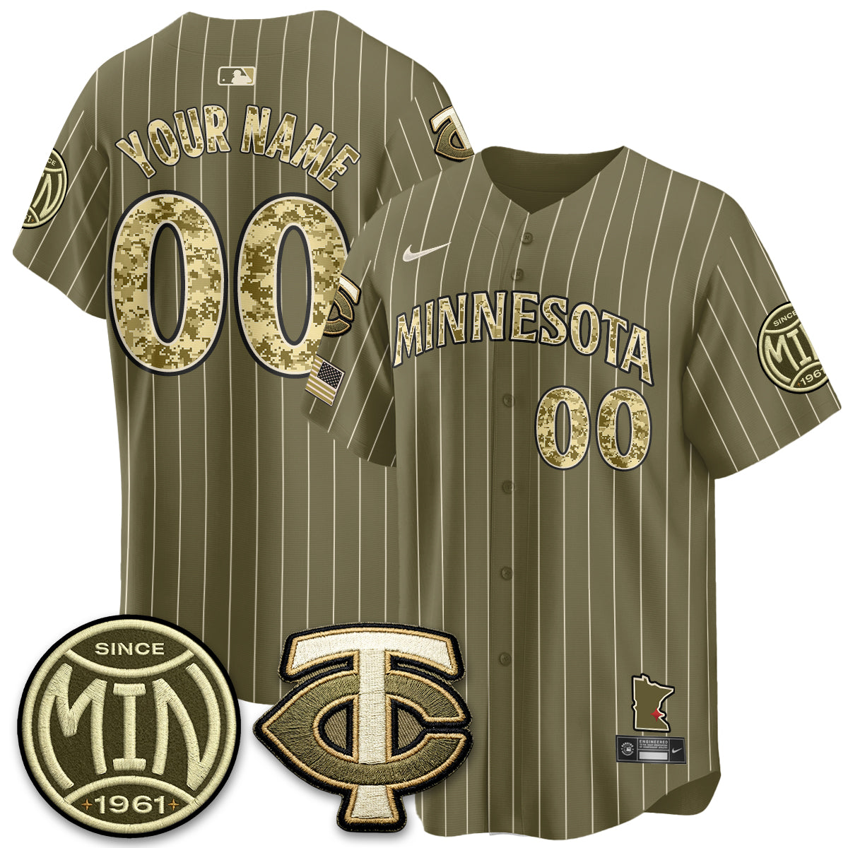 MIN 2026 Armed Forces Day Custom Jersey - Stitched-NQD