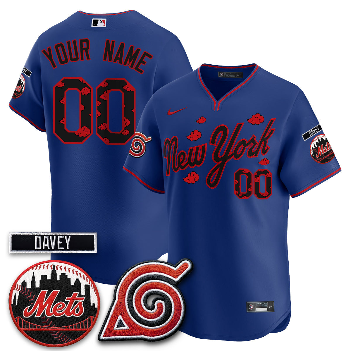 NYM x Naruto Nights 2026 Vapor Limited Custom Jersey - Stitched-NQD