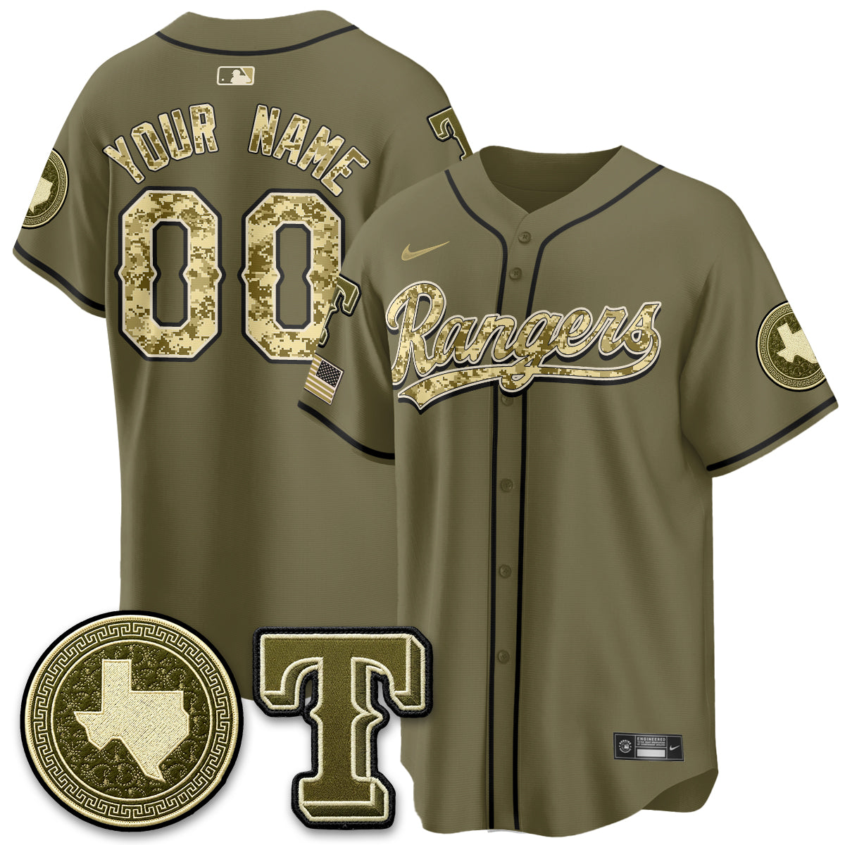 TEX 2026 Armed Forces Day Custom Jersey V2 - Stitched-NQD