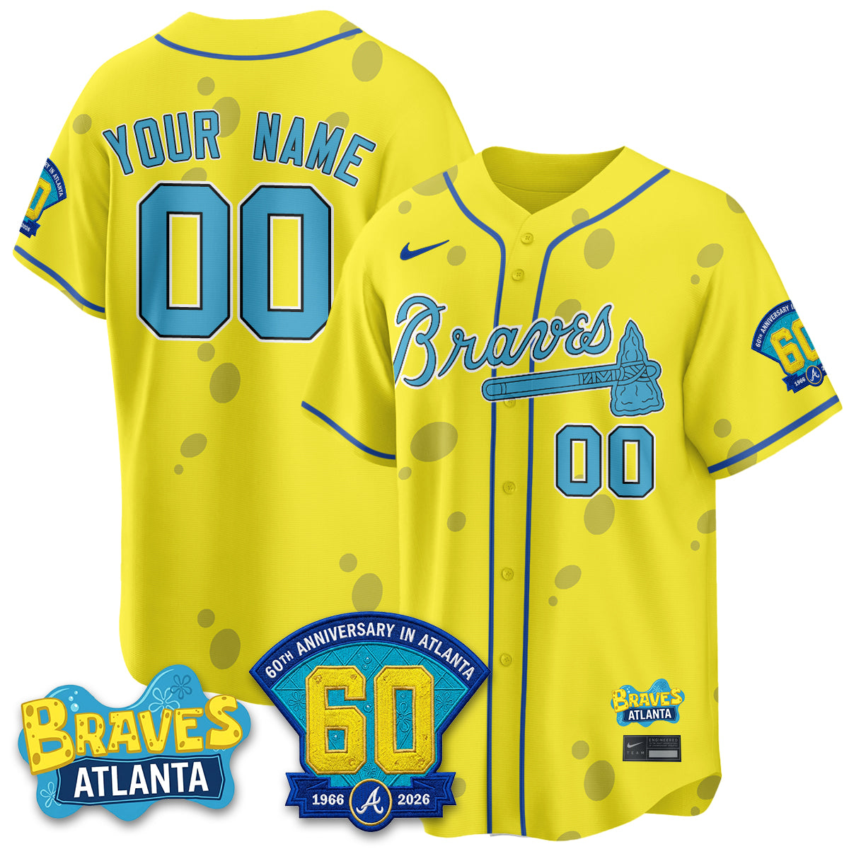 ATL x SBSP Limited Vapor Custom Jersey- Stitched-NQD