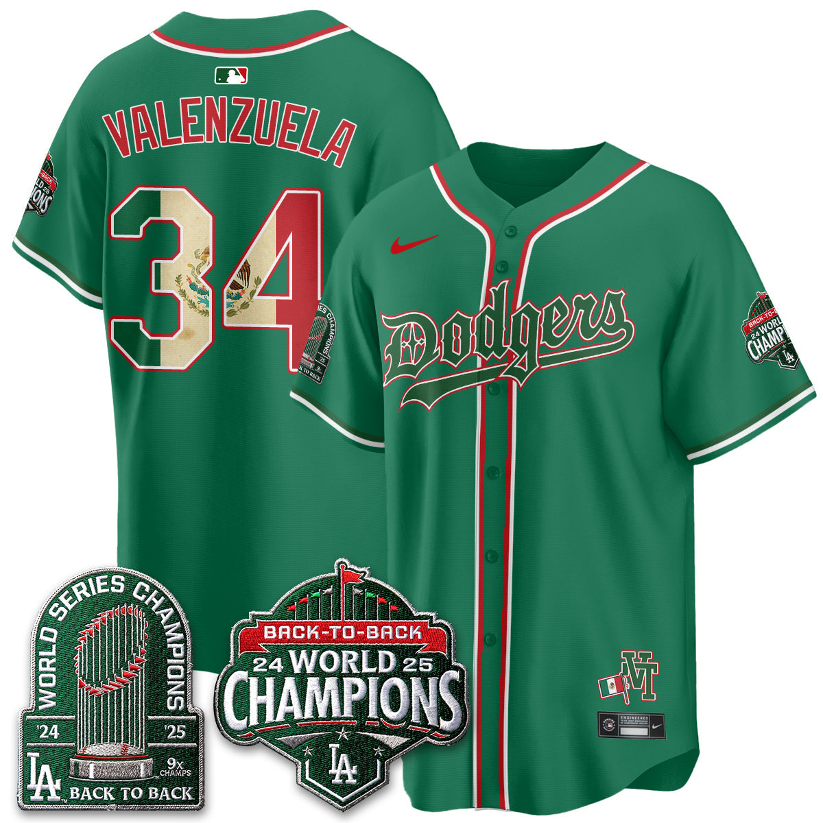 LAD x Mexico Style Vapor Jersey - Stitched-NQD