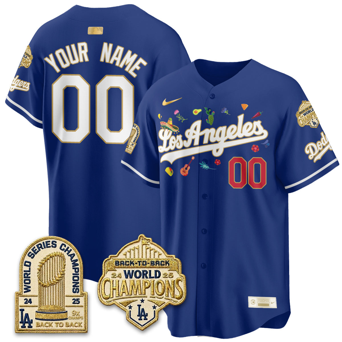 LAD Mexican Heritage 2026 Premier Limited Vapor Custom Jersey - Stitched-NQD