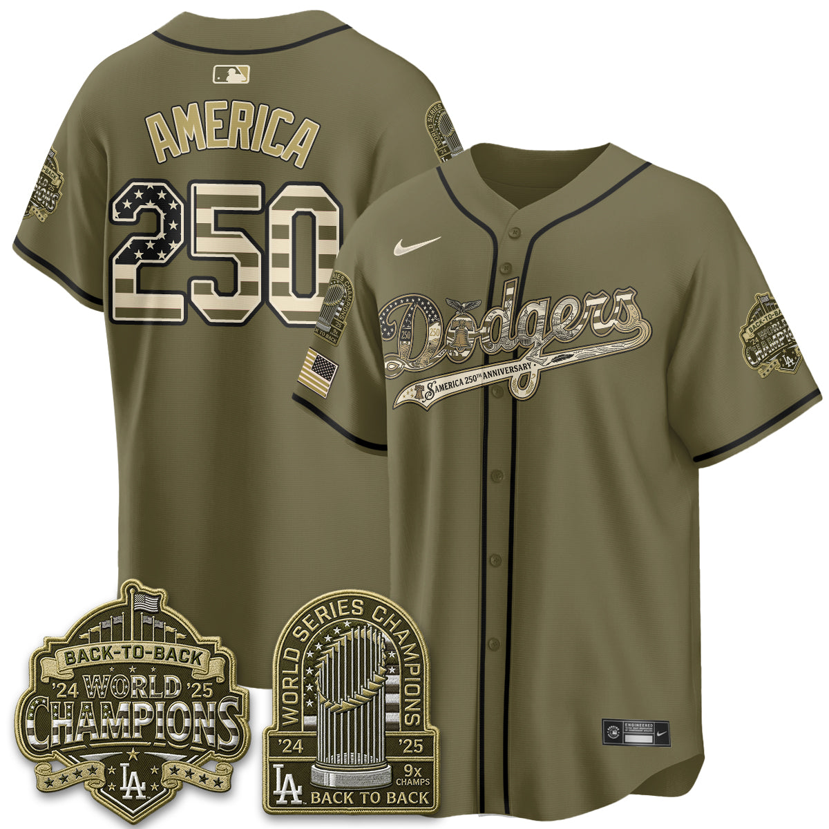 LAD America 250th Anniversary Limited Jersey - Stitched-NQD