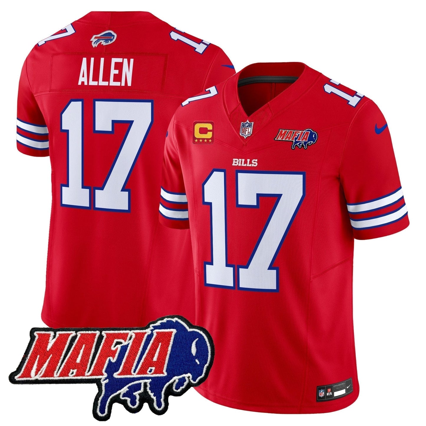 BUF 2025 Bills Mafia Patch Vapor Limited Jersey - Stitched-NQD