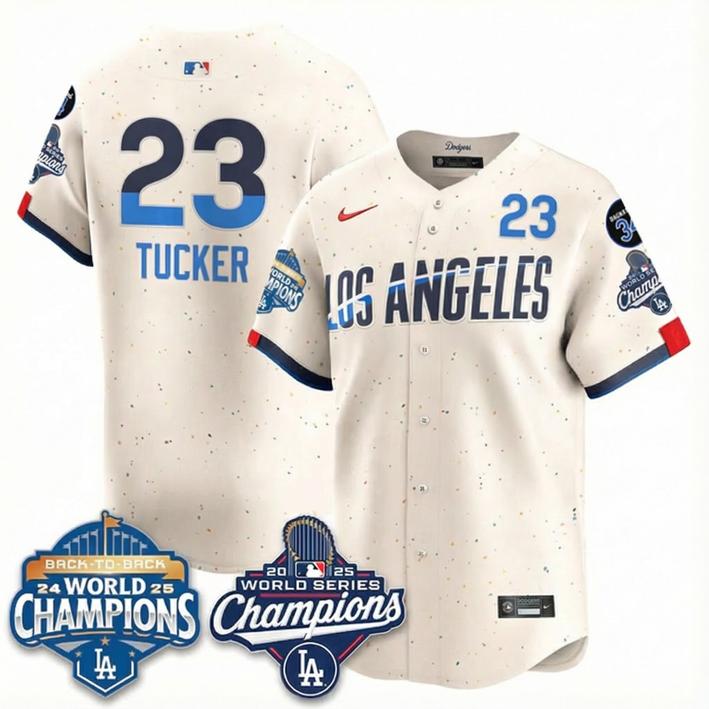 LAD 2025 World Series Champions Jersey - All Stitched N2