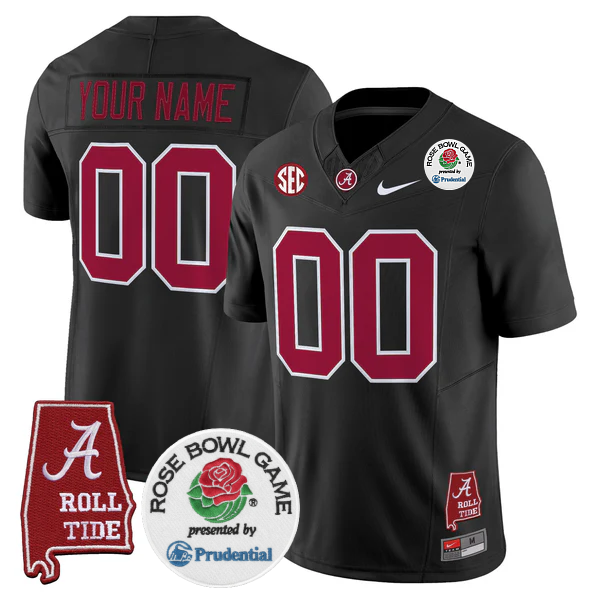 BAMA 2025 Rose Bowl Vapor Limited Custom Jersey - Stitched-NQD