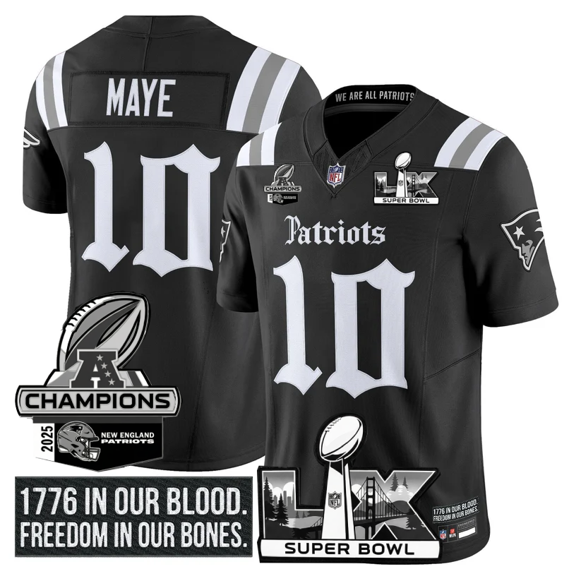 NE 2025 AFC Champions Vapor Limited Jersey N5 - All Stitched