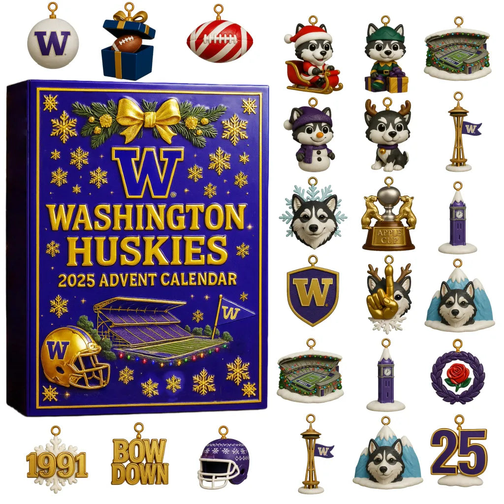 Washington Huskies 2025 Advent Calendar-NQD