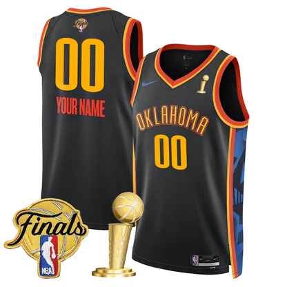 OKC 2024-25 Champions Custom Jersey - All Stitched