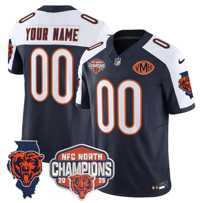 CHI 2025 NFC North Champions Patch Jersey V2 - All Stitched