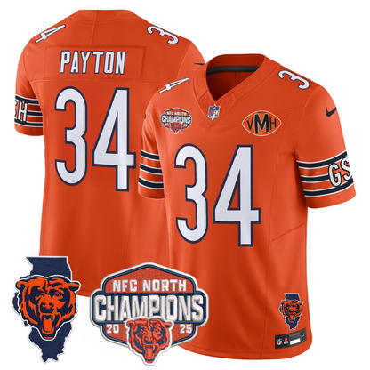 CHI 2025 NFC North Champions Patch Jersey V2 - All Stitched