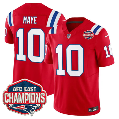 NE AFC East Champions Patch Vapor Limited Jersey - All Stitched