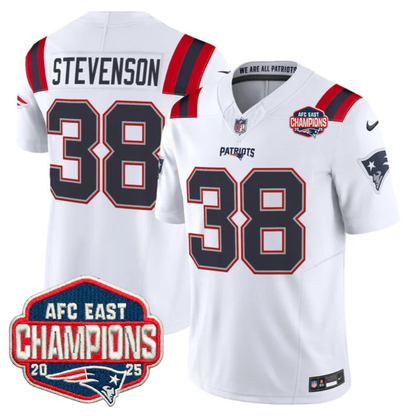 NE AFC East Champions Patch Vapor Limited Jersey - All Stitched