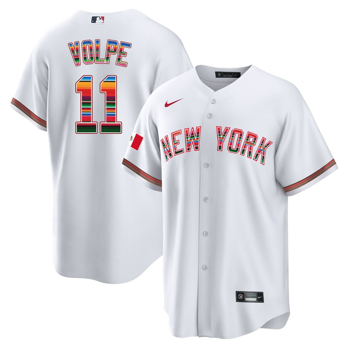 Men's New York Yankees Mexico Cool Base Jersey - All Stitched