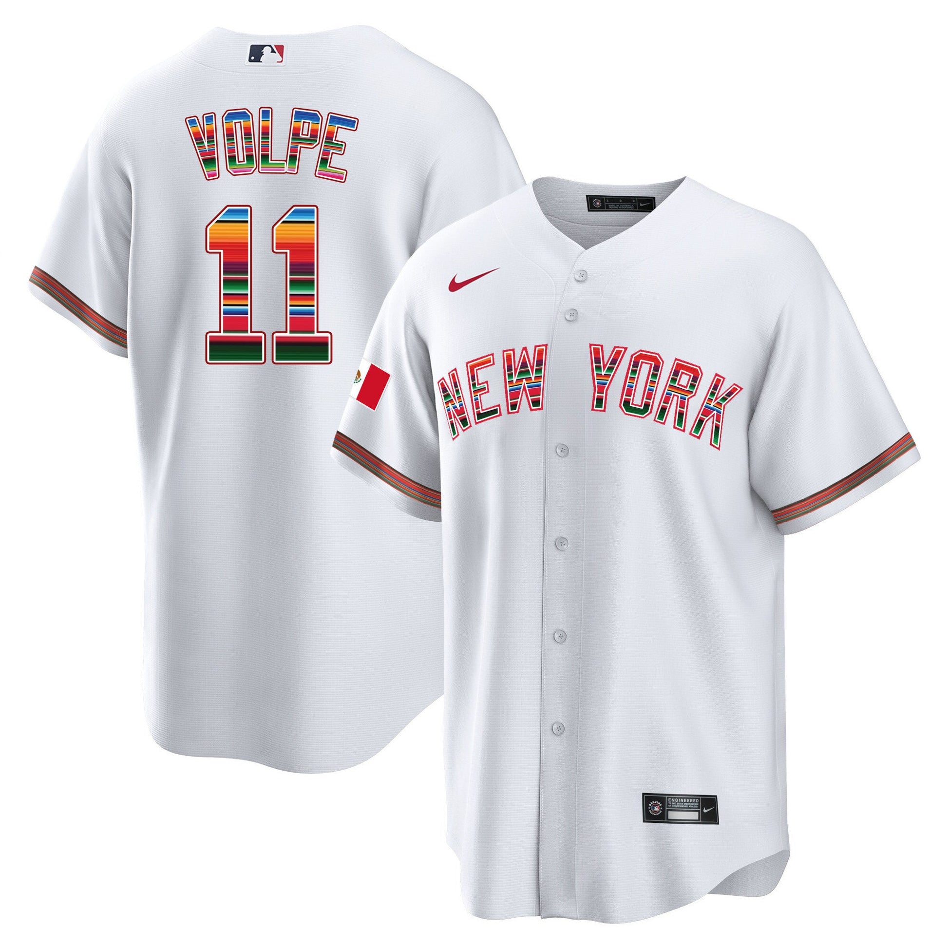 Men's New York Yankees Mexico Cool Base Jersey - All Stitched