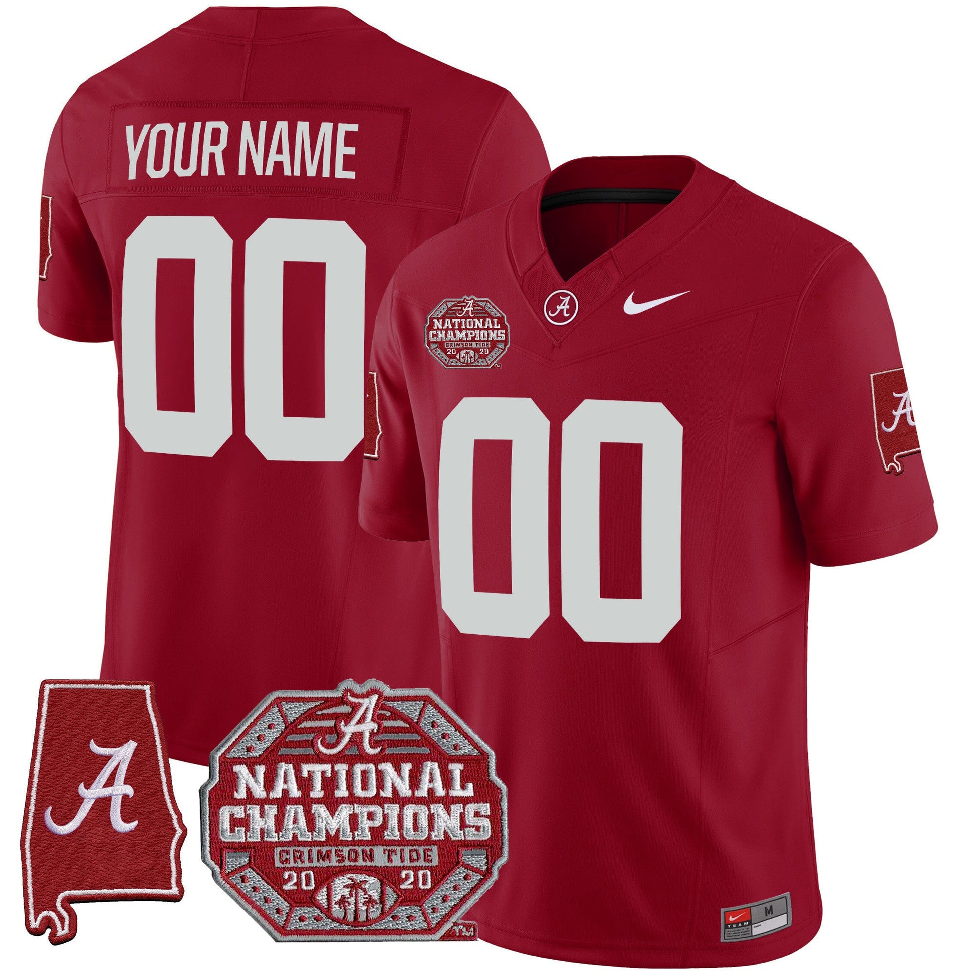 Alabama Crimson Tide Vapor Limited Custom Jersey - All Stitched