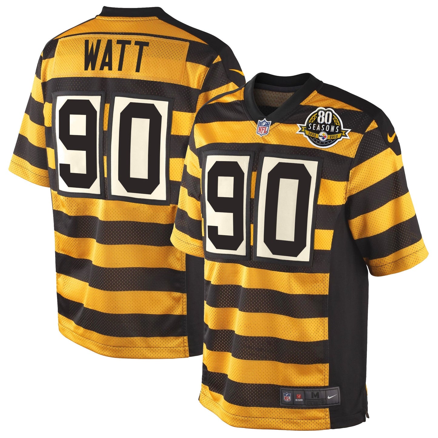 Pittsburgh Steelers Throwback Bunblebee Jersey - All Stitched