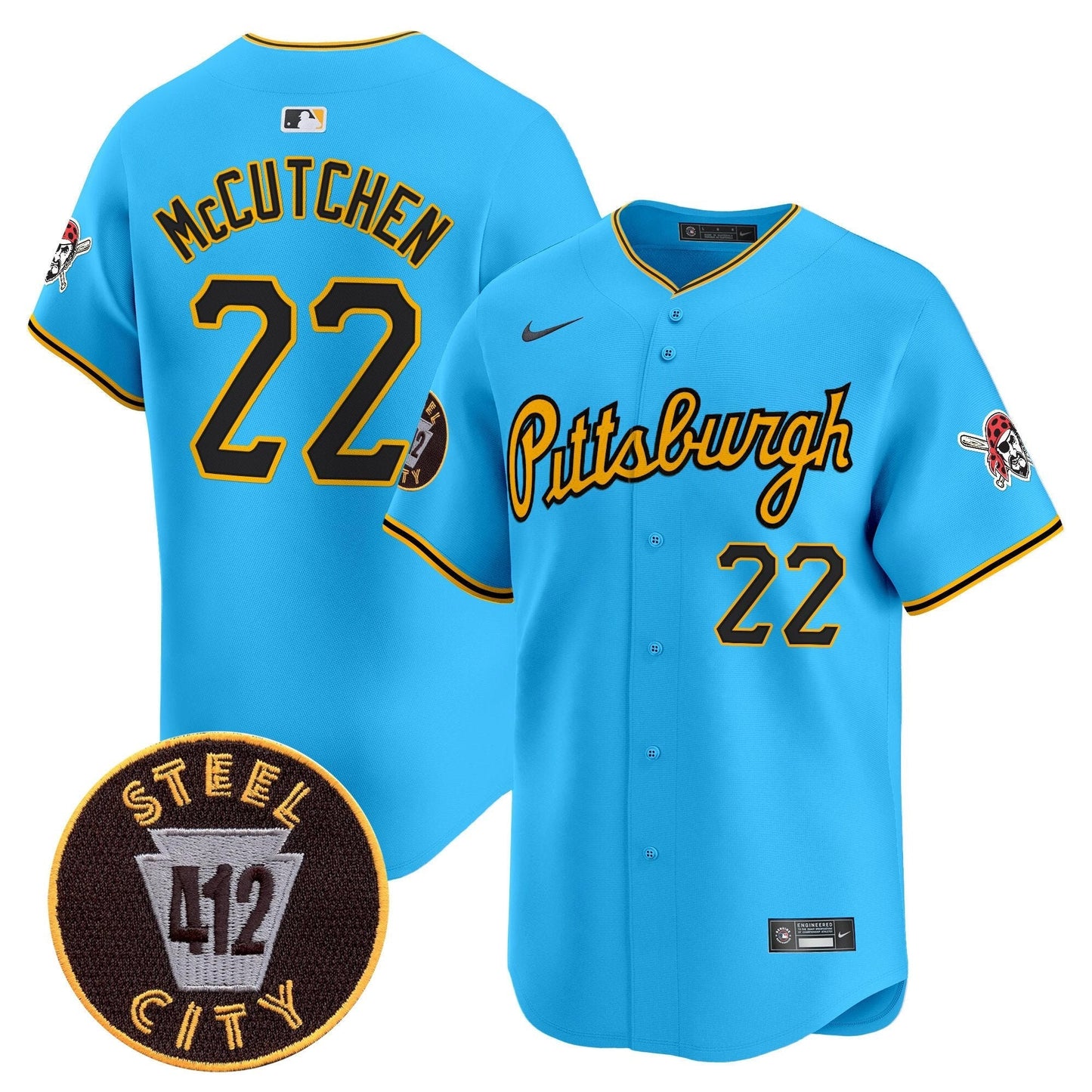 PIT 412 Patch Vapor Premier Limited Jersey V4 - All Stitched
