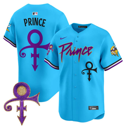 Men's Minnesota Vikings Prince Patch Vapor Premier Limited Jersey - All Stitched