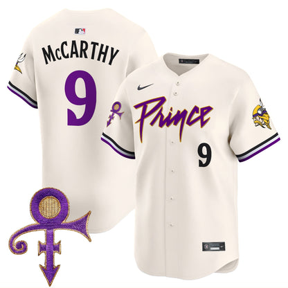 Men's Minnesota Vikings Prince Patch Vapor Premier Limited Jersey - All Stitched