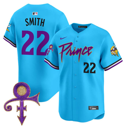 Men's Minnesota Vikings Prince Patch Vapor Premier Limited Jersey - All Stitched