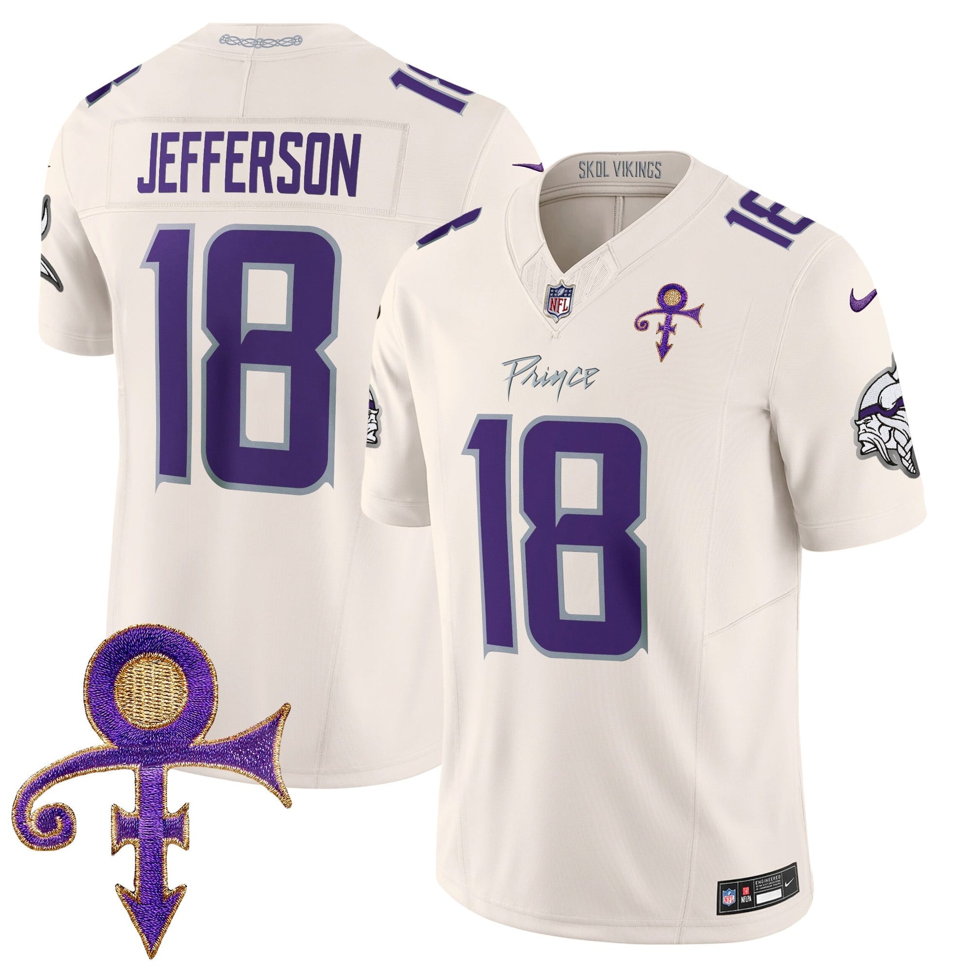 Men's Minnesota Vikings 2024 Prince Vapor Limited Jersey - All Stitched
