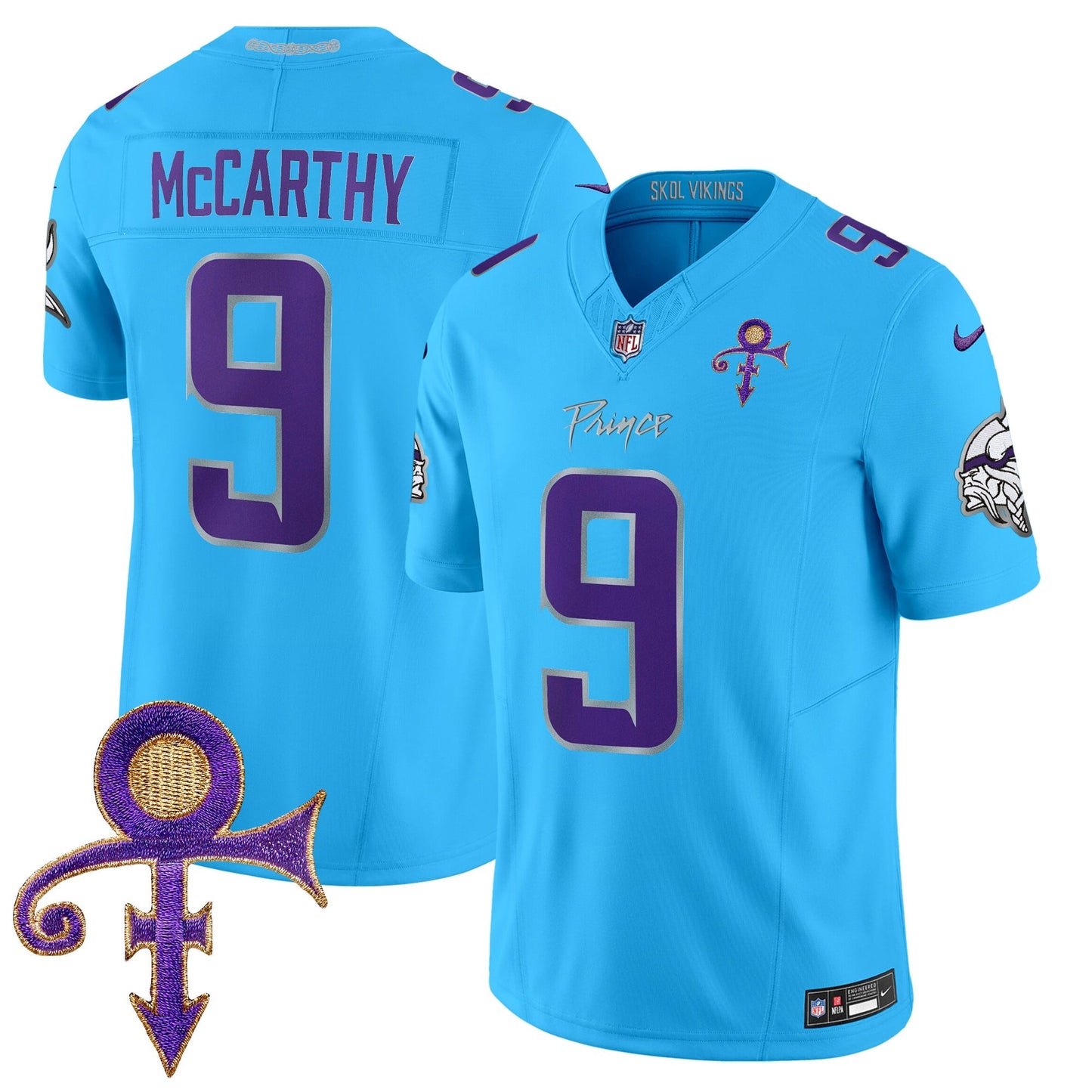 Men's Minnesota Vikings 2024 Prince Vapor Limited Jersey - All Stitched