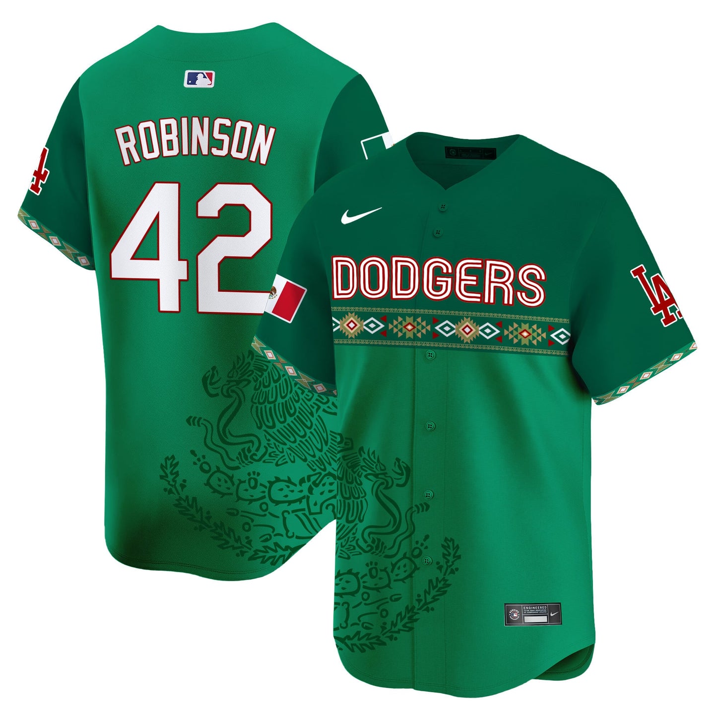 Los Angeles Dodgers Mexico Vapor Premier Limited Jersey V3 - Printed