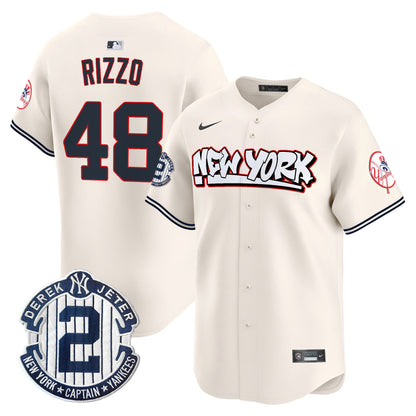 Men's New York Yankees Graffiti Vapor Premier Limited Jersey V2 - All Stitched