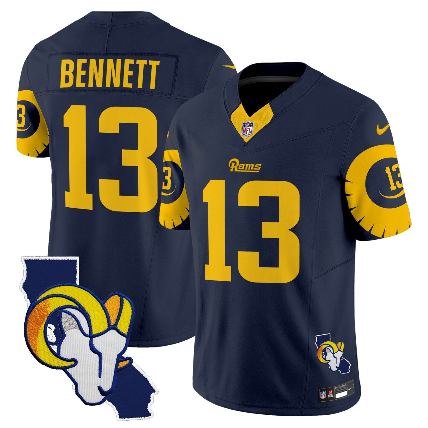 Men's Rams Special Vapor Limited Jersey V2 - All Stitched