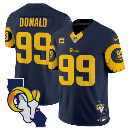 Men's Rams Special Vapor Limited Jersey V2 - All Stitched