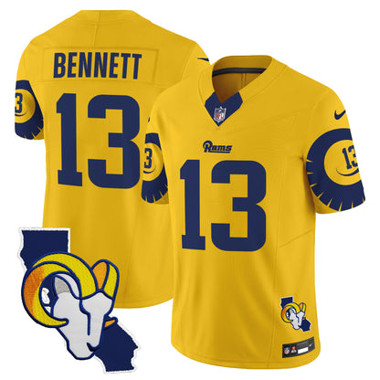 Men's Rams Special Vapor Limited Jersey V2 - All Stitched