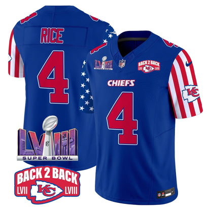 Chiefs American Style Vapor Limited Jersey - All Stitched