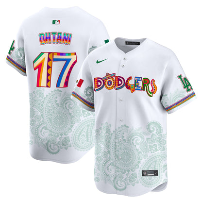 Los Angeles Dodgers Paisley Mexico Vapor Premier Limited Jersey - Printed