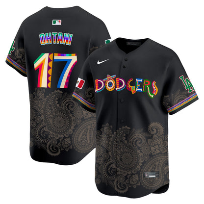 Los Angeles Dodgers Paisley Mexico Vapor Premier Limited Jersey - Printed