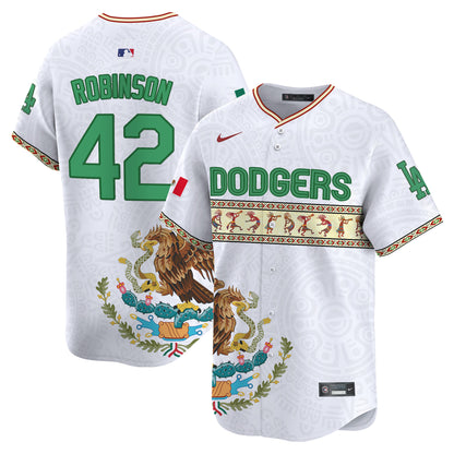 Los Angeles Dodgers Mexico Aztec Vapor Premier Limited Jersey V2 - Printed