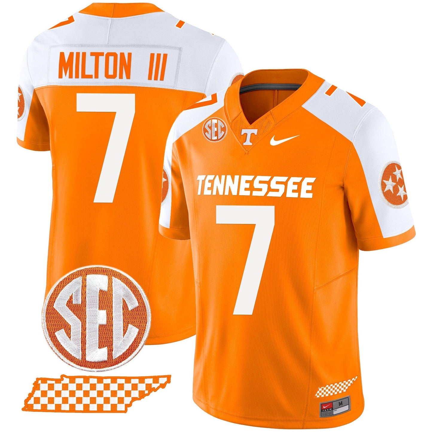 TENN 2024 Checkerboard Vapor Limited Jersey - All Stitched