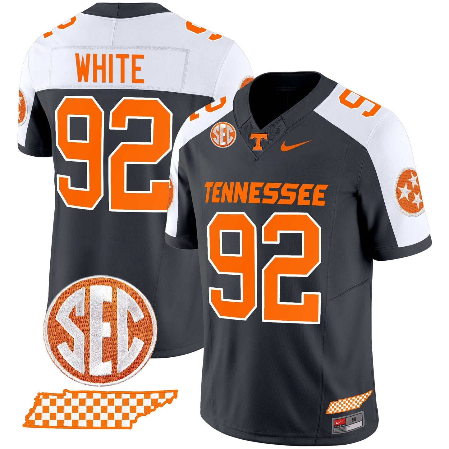 TENN 2024 Checkerboard Vapor Limited Jersey - All Stitched