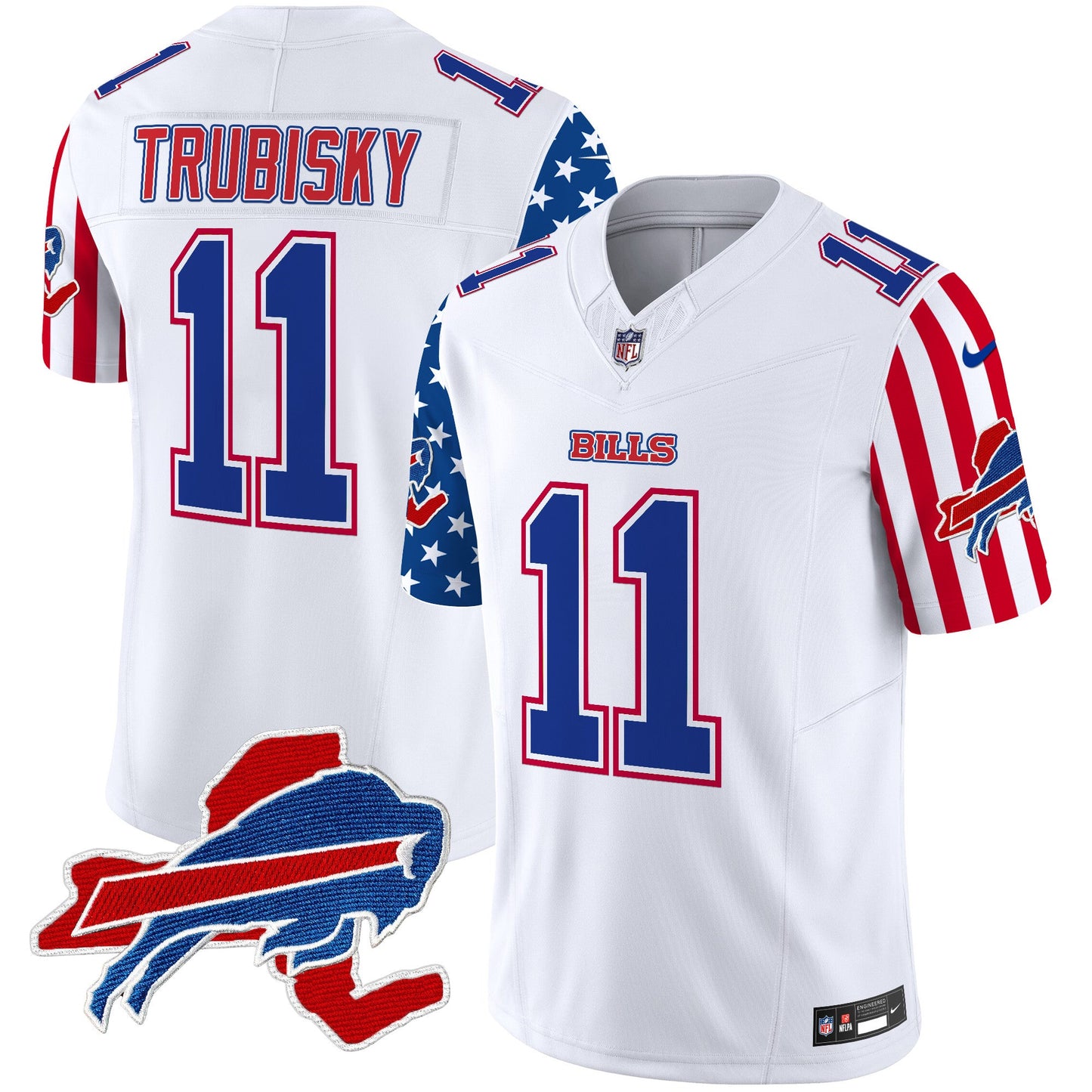 Men's Bills American Style Vapor Limited Jersey - All Stitched
