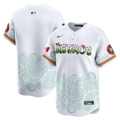 Houston Astros Paisley Mexico Vapor Premier Limited Jersey V4 - Printed