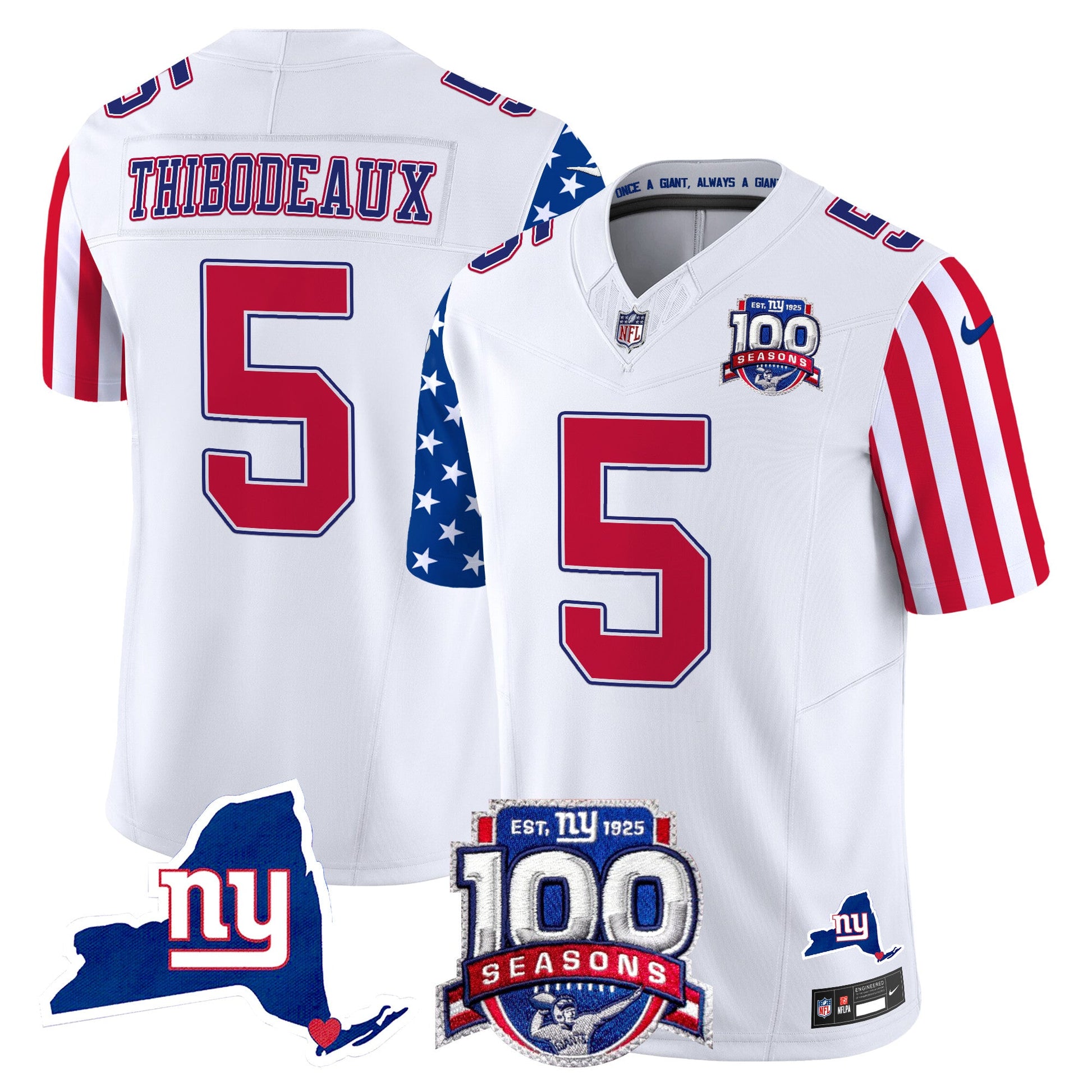 Men's New York Giants American Style Vapor Limited Jersey - All Stitched