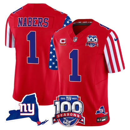 Men's New York Giants American Style Vapor Limited Jersey - All Stitched