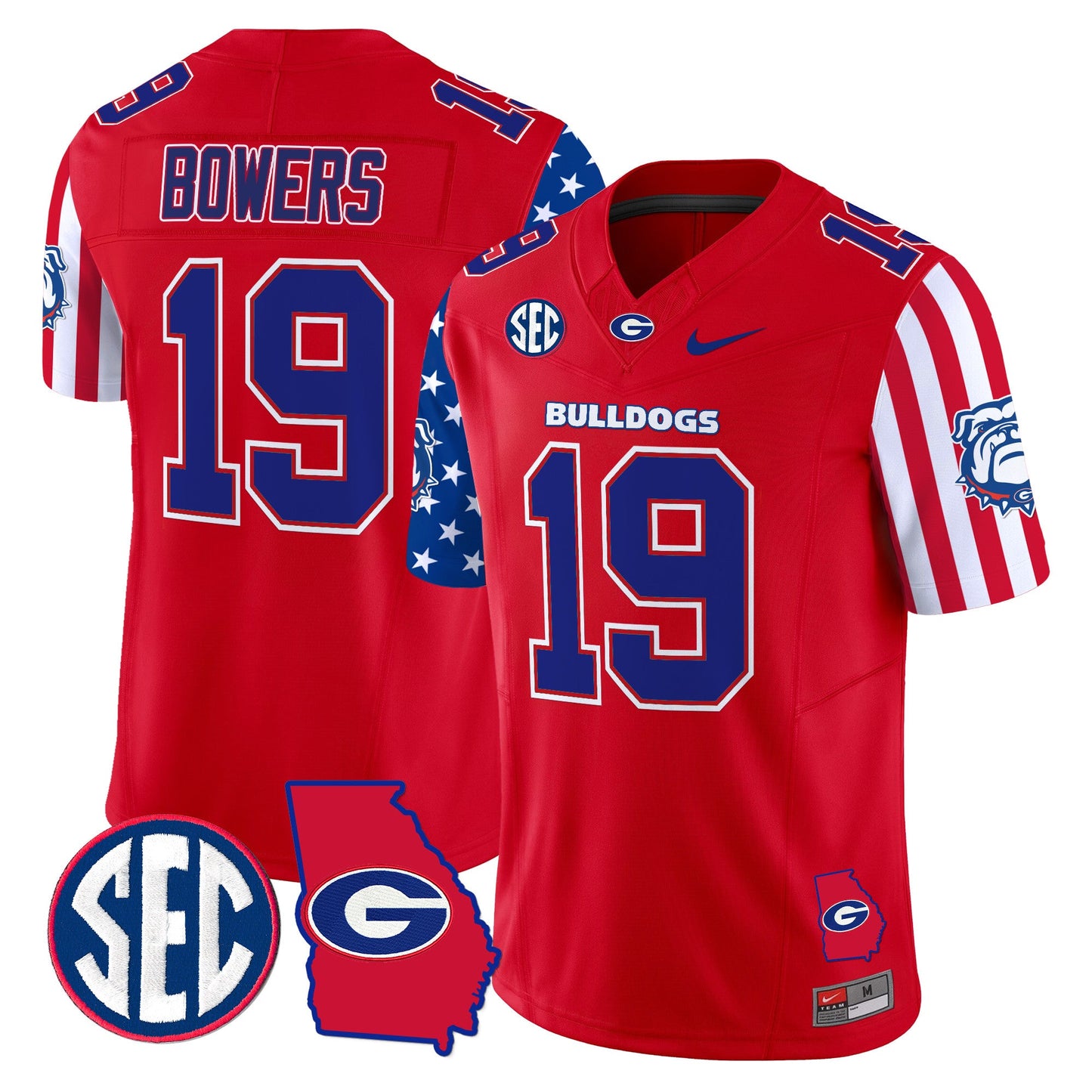 Men's Georgia Bulldogs American Style Vapor Limited Jersey - All Stitched