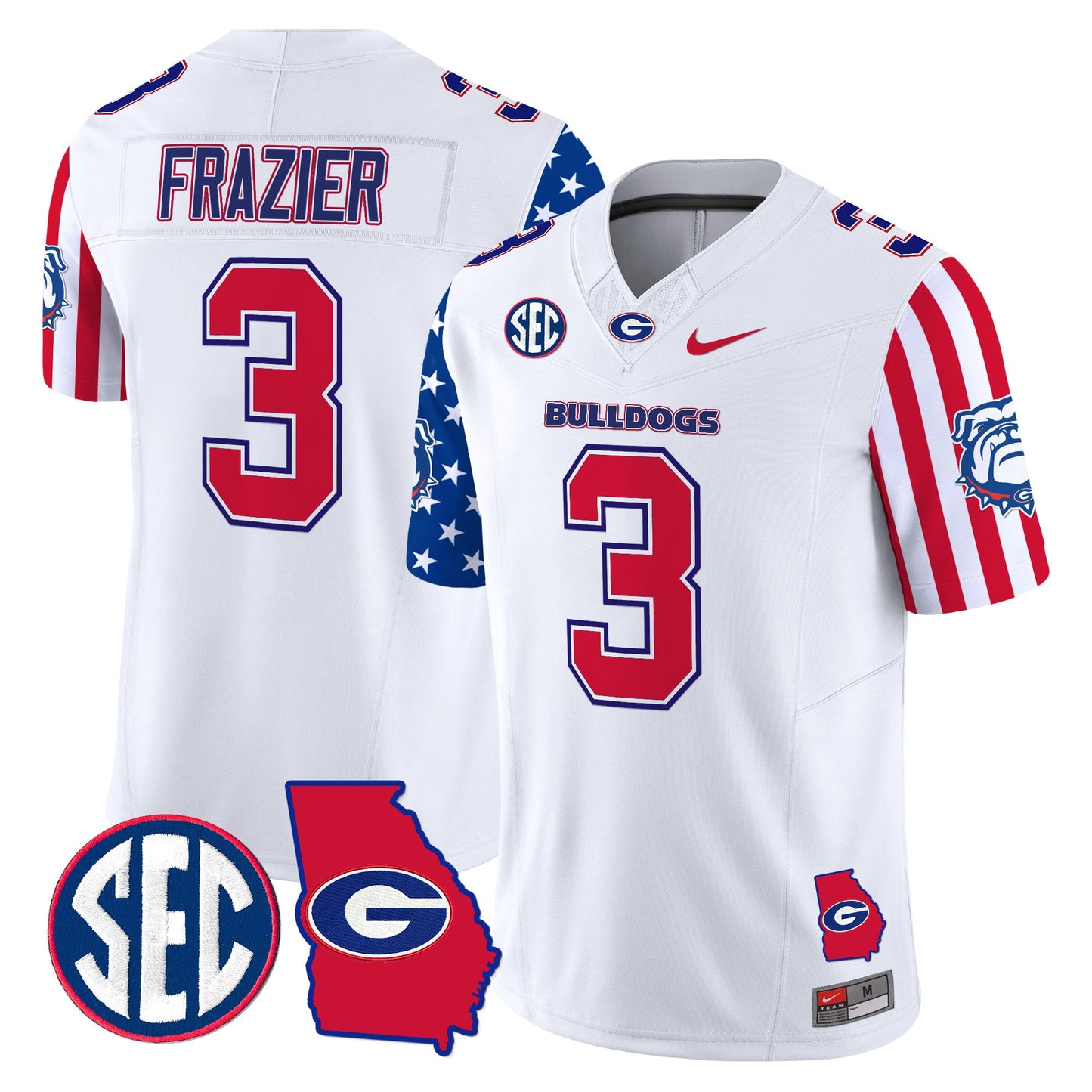 Men's Georgia Bulldogs American Style Vapor Limited Jersey - All Stitched