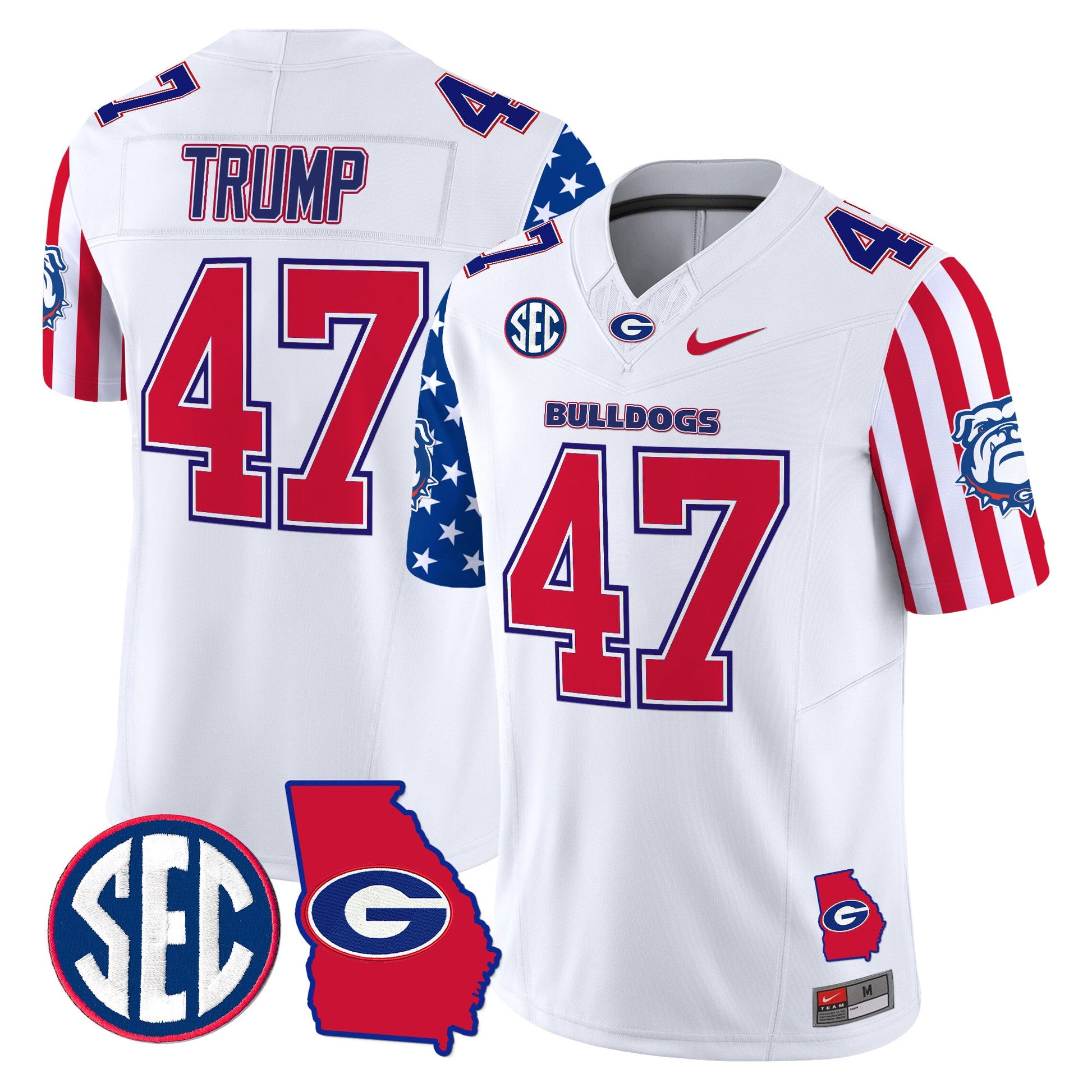 Men's Georgia Bulldogs American Style Vapor Limited Jersey - All Stitched