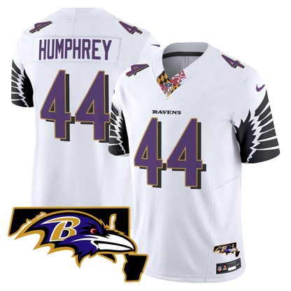 Men's Ravens Maryland Patch Vapor Limited Jersey V3 - All Stitched