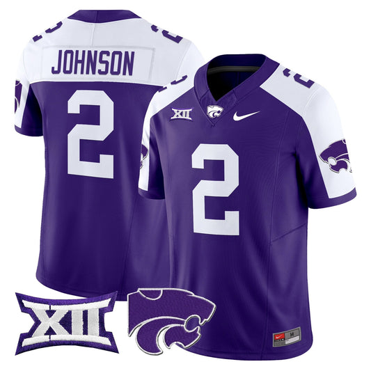 Men's Kansas State Wildcats 2025 Vapor Limited Jersey - All Stitched